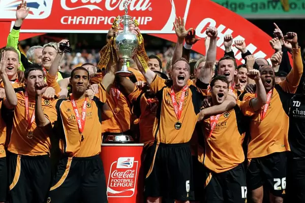 Wolverhampton Wanderers: Celebrating Championship Promotion with the Trophy (2008-09)