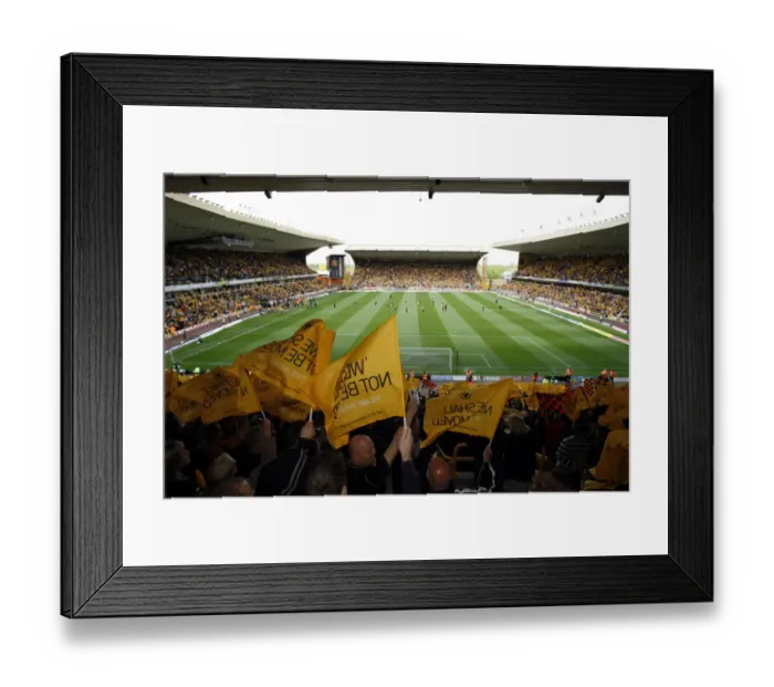 Framed Print : Wolverhampton Wanderers vs Doncaster Rovers: Championship Clash at Molineux - Fans Excitement Framed Print : Wolverhampton Wanderers vs Doncaster Rovers: Championship Clash at Molineux - Fans Excitement