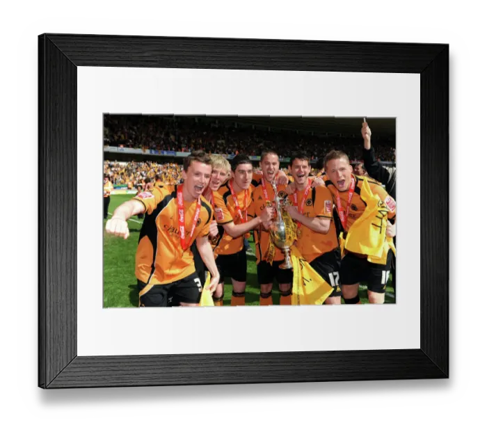 Framed Print : Kevin Foley, Andy Keogh, Stephen Ward, Michael Kightly, Matthew Jarvis and Christophe Berra of Wolverhampton Wanderers