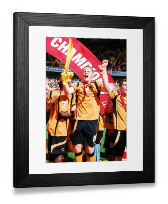 Framed Print : Reliving Glory: Wolverhampton Wanderers Unforgettable 08-09 Championship Title Win Framed Print : Reliving Glory: Wolverhampton Wanderers Unforgettable 08-09 Championship Title Win