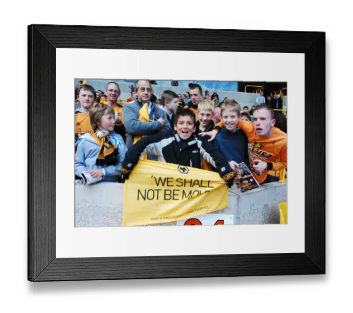 Framed Print : Wolverhampton Wanderers: Unforgettable Triumph - Championship Title Win 08-09