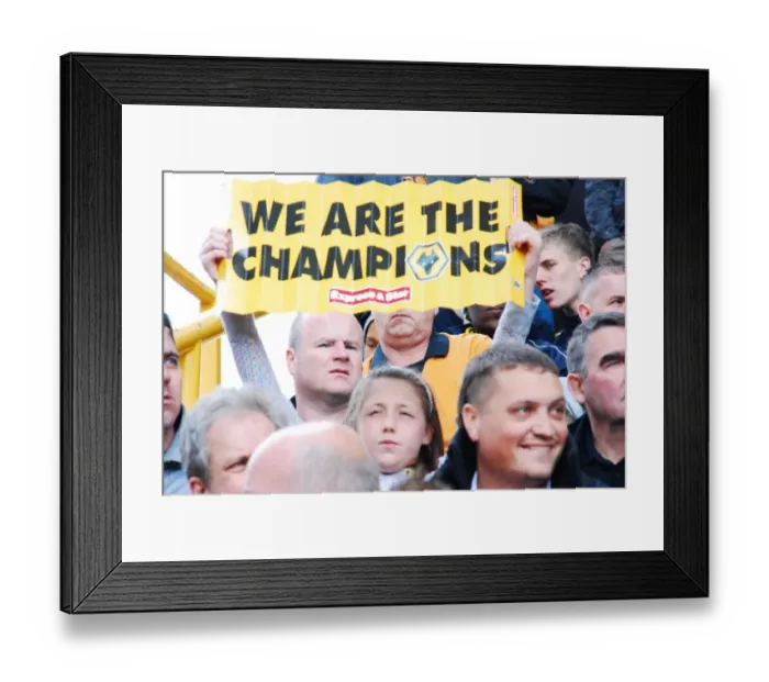 Framed Print : Wolverhampton Wanderers: 2008-09 Championship Title Win - Reclaiming Champions League Football: A Celebration