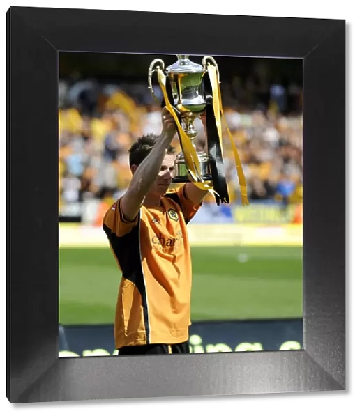 Wolverhampton Wanderers: Kevin Foley's Euphoric Moment with the Championship Trophy (vs Doncaster Rovers, 2008-09)