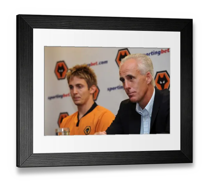 Framed Print : Mick McCarthy Welcomes New Signing Kevin Doyle to Wolverhampton Wanderers - Barclays Premier League Framed Print : Mick McCarthy Welcomes New Signing Kevin Doyle to Wolverhampton Wanderers - Barclays Premier League