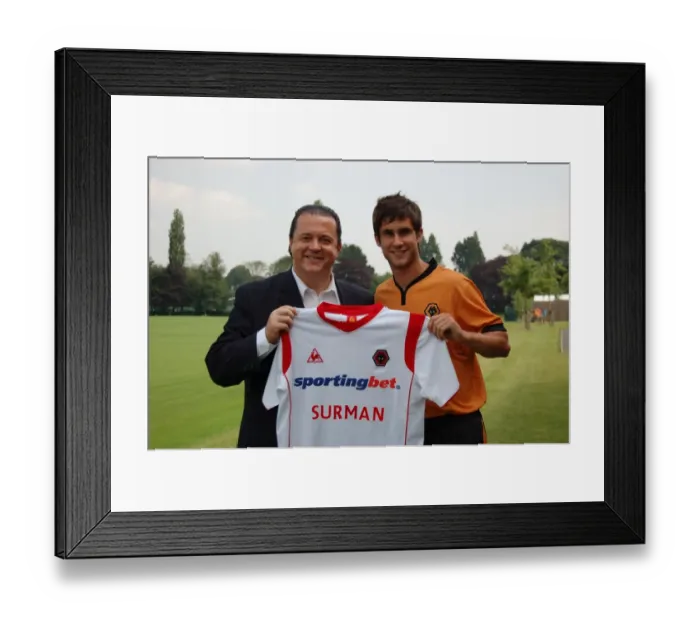 Framed Print : Andrew Surman: A Former Midfield Glory for Wolverhampton Wanderers Framed Print : Andrew Surman: A Former Midfield Glory for Wolverhampton Wanderers