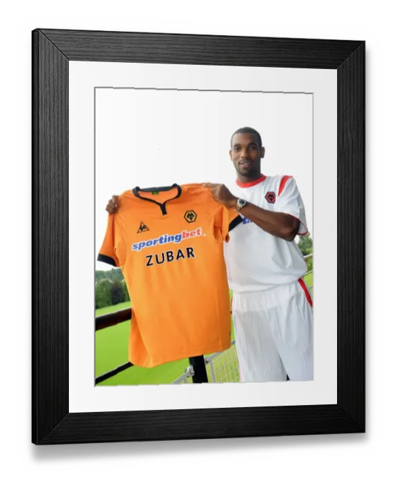 Framed Print : Zubar. New signing Ronald Zubar of Wolverhampton Wanderers Framed Print : Zubar. New signing Ronald Zubar of Wolverhampton Wanderers