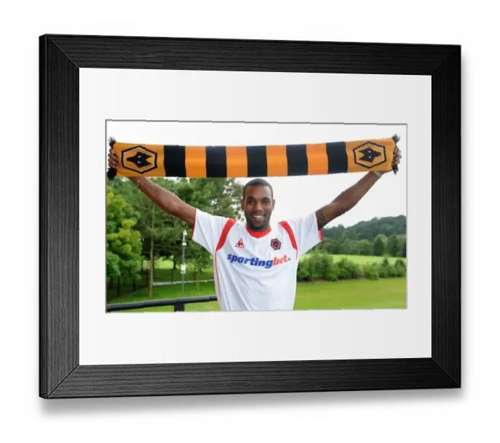 Framed Print : Wolverhampton Wanderers Welcome New Defender Ronald Zubar Framed Print : Wolverhampton Wanderers Welcome New Defender Ronald Zubar