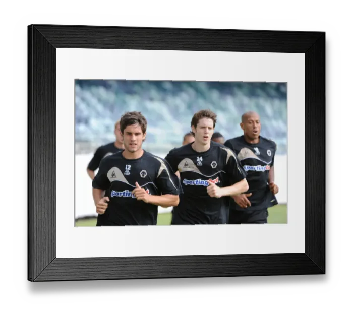 Framed Print : Wolverhampton Wanderers 2009-10 Pre-Season Tour: Matches in Australia