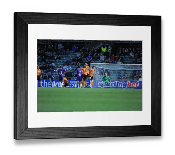 Framed Print : Wolverhampton Wanderers vs. Perth Glory: 2009 Pre-Season Match