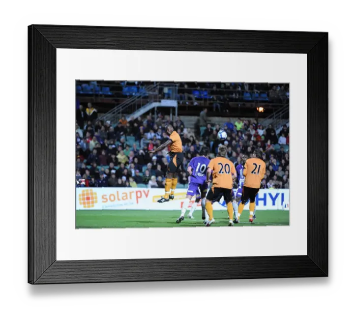 Framed Print : 2009 Pre-Season: Wolverhampton Wanderers vs Perth Glory Framed Print : 2009 Pre-Season: Wolverhampton Wanderers vs Perth Glory