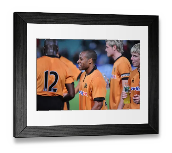Framed Print : 2009 Pre-Season: Wolverhampton Wanderers vs. Perth Glory Framed Print : 2009 Pre-Season: Wolverhampton Wanderers vs. Perth Glory