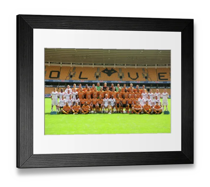 Framed Print : Wolves Official Team Photo 2009 / 2010 Framed Print : Wolves Official Team Photo 2009 / 2010