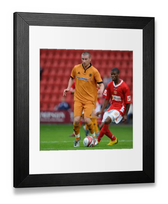 Framed Print : Soccer - Pre-season Friendly - Crewe Alexandra v Wolverhampton Wanderers XI Framed Print : Soccer - Pre-season Friendly - Crewe Alexandra v Wolverhampton Wanderers XI