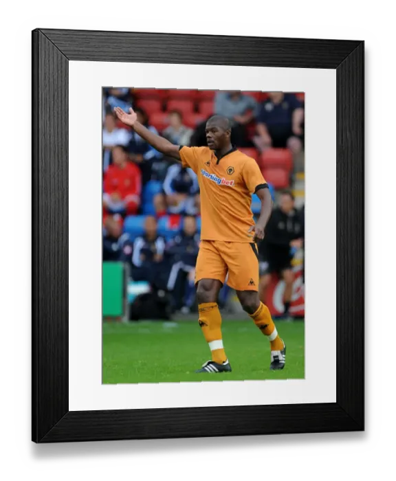 Framed Print : Wolverhampton Wanderers Bobo Balde in Action: Pre-Season Clash Against Crewe Alexandra Framed Print : Wolverhampton Wanderers Bobo Balde in Action: Pre-Season Clash Against Crewe Alexandra