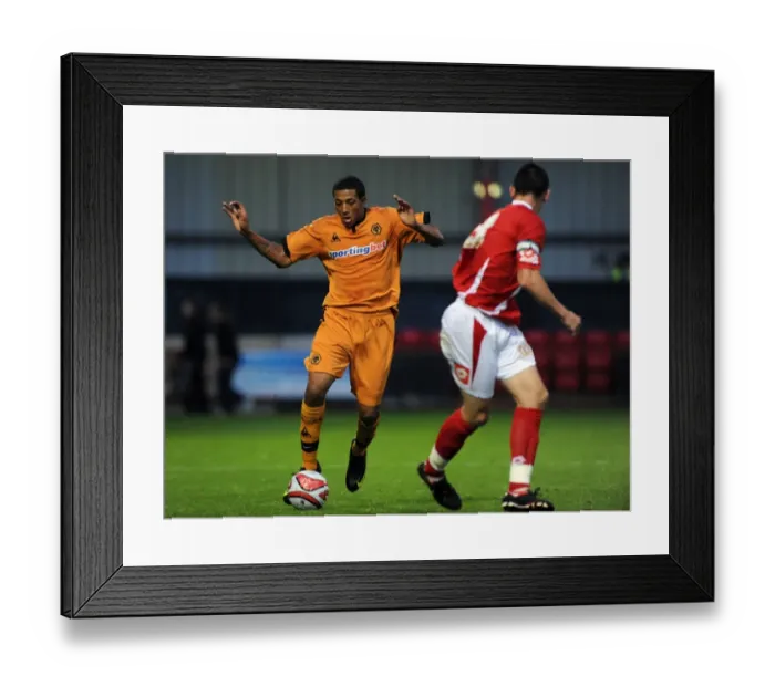 Framed Print : Nathaniel Mendez-Laing in Action: Wolverhampton Wanderers vs Crewe Alexandra (Pre-season) Framed Print : Nathaniel Mendez-Laing in Action: Wolverhampton Wanderers vs Crewe Alexandra (Pre-season)