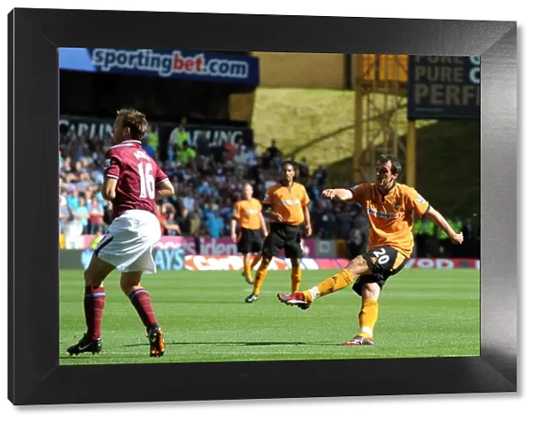 Nenad Milijas in Action: Wolves vs West Ham United, Premier League, Molineux (2009)