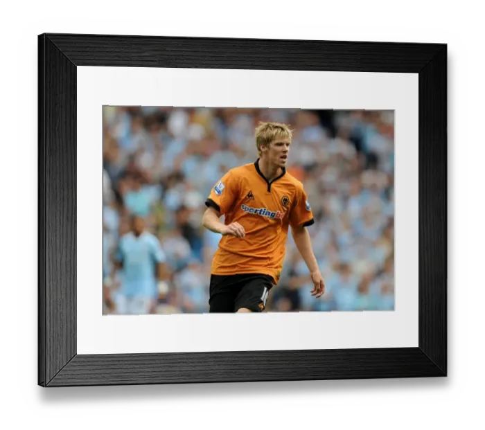 Framed Print : Andy Keogh at City of Manchester Stadium: A Determined Striker's Battle (Premier League, 22 / 8 / 09 - Manchester City vs. Wolverhampton Wanderers) Framed Print : Andy Keogh at City of Manchester Stadium: A Determined Striker's Battle (Premier League, 22 / 8 / 09 - Manchester City vs. Wolverhampton Wanderers)