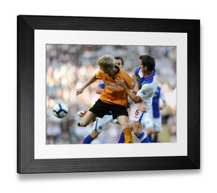 Framed Print : Clash of Titans: Andrew Keogh vs. Ryan Nelsen - Barclays Premier League Showdown Framed Print : Clash of Titans: Andrew Keogh vs. Ryan Nelsen - Barclays Premier League Showdown