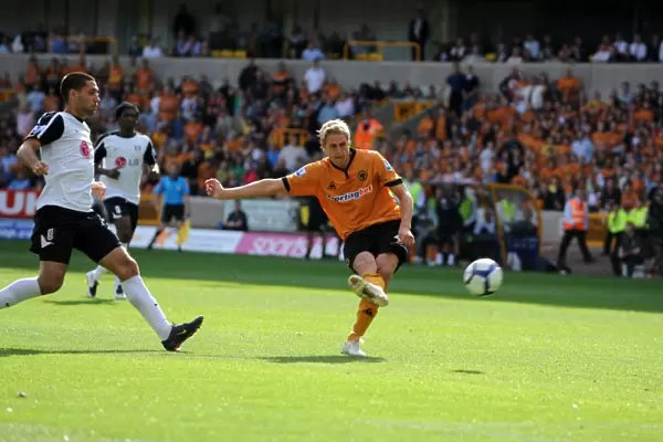 David Edwards Scores the Second Goal: Wolverhampton Wanderers Lead 2-0 vs. Fulham (Barclays Premier League)