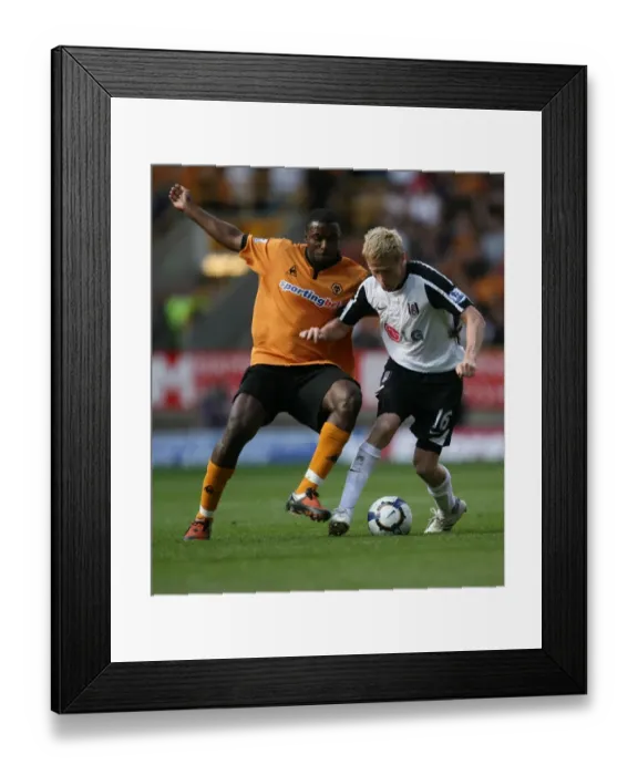 Framed Print : SOCCER - Barclays Premier League - Wolverhampton Wanderers v Fulham