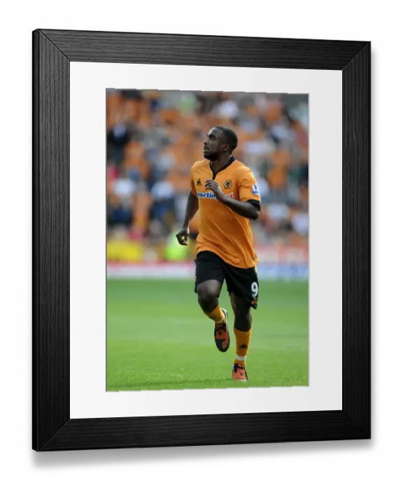 Framed Print : Sylvan Ebanks-Blake in Action: Wolverhampton Wanderers vs Fulham - Barclays Premier League Soccer Framed Print : Sylvan Ebanks-Blake in Action: Wolverhampton Wanderers vs Fulham - Barclays Premier League Soccer