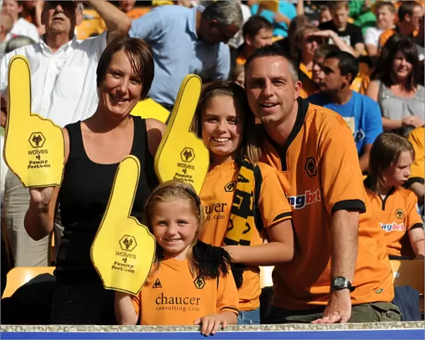 Family Football Night: Wolves vs Fulham in the Barclays Premier League - Wolves Win 4-0