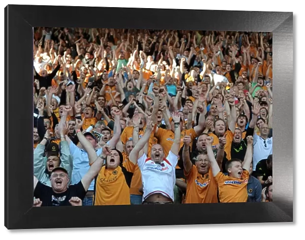 Passionate Wolves Fans in Barclays Premier League: Wolverhampton Wanderers vs Fulham