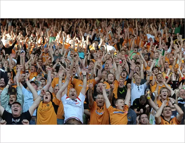 Passionate Wolves Fans in Barclays Premier League: Wolverhampton Wanderers vs Fulham