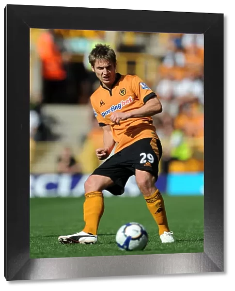 Determined Kevin Doyle: Wolverhampton Wanderers vs Fulham in Barclays Premier League Soccer