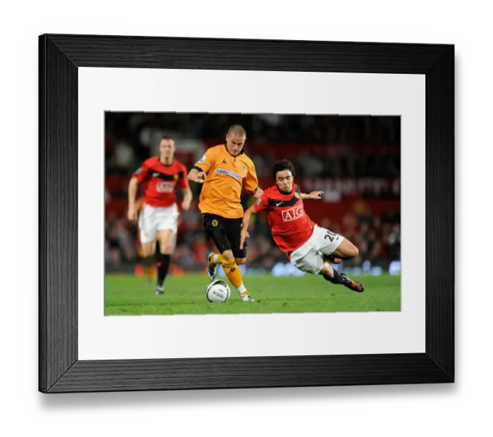 Framed Print : SOCCER - Carling Cup Third Round - Manchester United v Wolverhampton Wanderers Framed Print : SOCCER - Carling Cup Third Round - Manchester United v Wolverhampton Wanderers