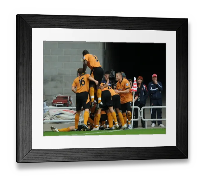 Framed Print : Dramatic Equalizer: Kevin Doyle Scores Late for Wolverhampton Wanderers Against Sunderland in Premier League Framed Print : Dramatic Equalizer: Kevin Doyle Scores Late for Wolverhampton Wanderers Against Sunderland in Premier League