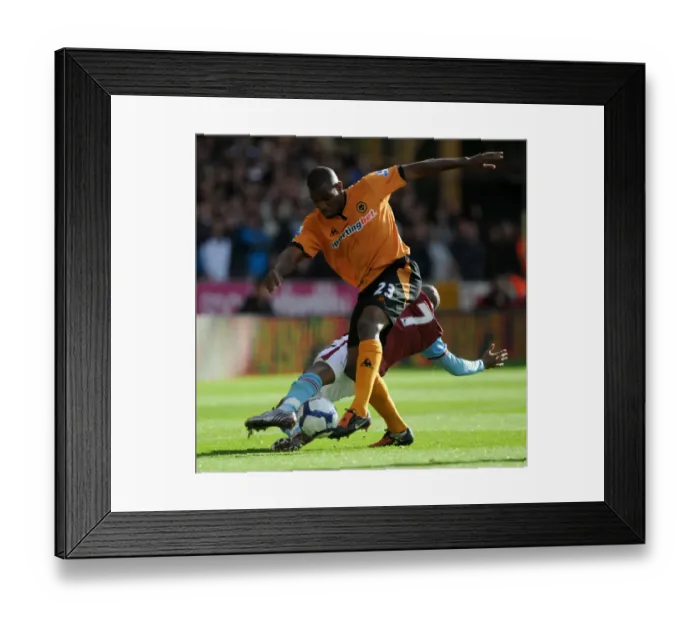 Framed Print : Clash of the Midlands Rivals: Wolves vs. Villa - Premier League Showdown (Ronald Zubar vs. Ashley Young) Framed Print : Clash of the Midlands Rivals: Wolves vs. Villa - Premier League Showdown (Ronald Zubar vs. Ashley Young)