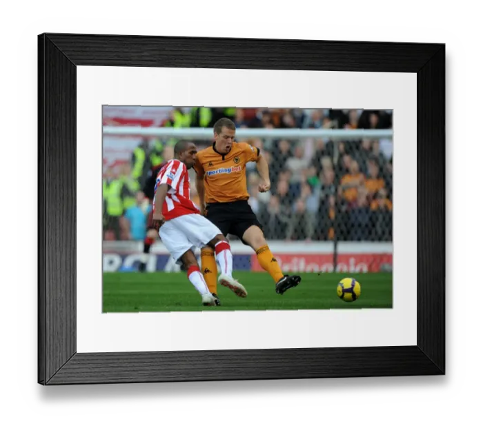 Framed Print : Clash of Titans: Berra vs Fuller - Stoke vs Wolverhampton Wanderers, Premier League Showdown Framed Print : Clash of Titans: Berra vs Fuller - Stoke vs Wolverhampton Wanderers, Premier League Showdown