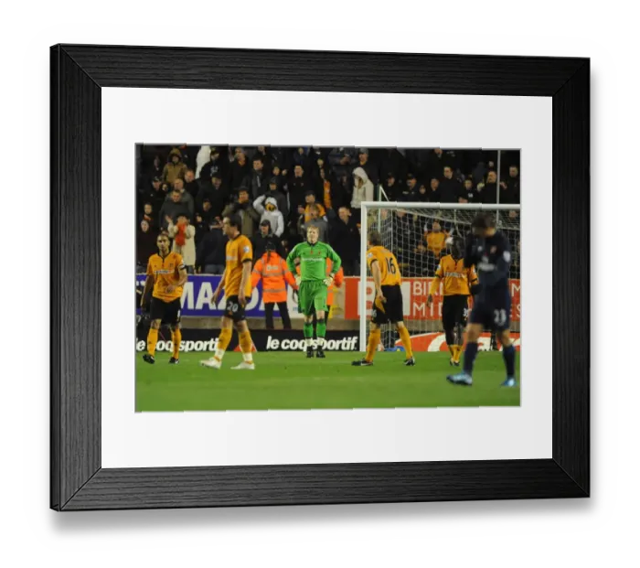 Framed Print : Wayne Hennessey in Action: Wolves vs Arsenal - Barclays Premier League Soccer Match