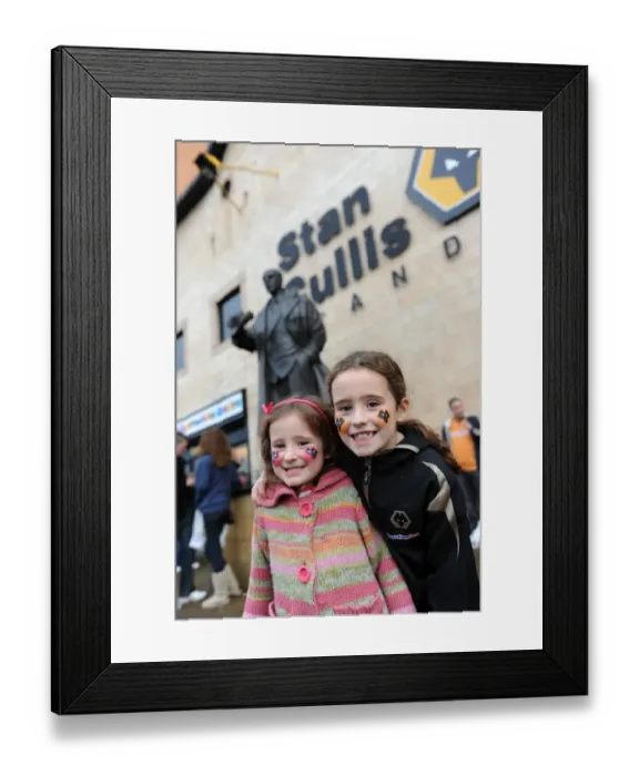Framed Print : Wolves vs. Bolton Wanderers Mascot Showdown: Barclays Premier League