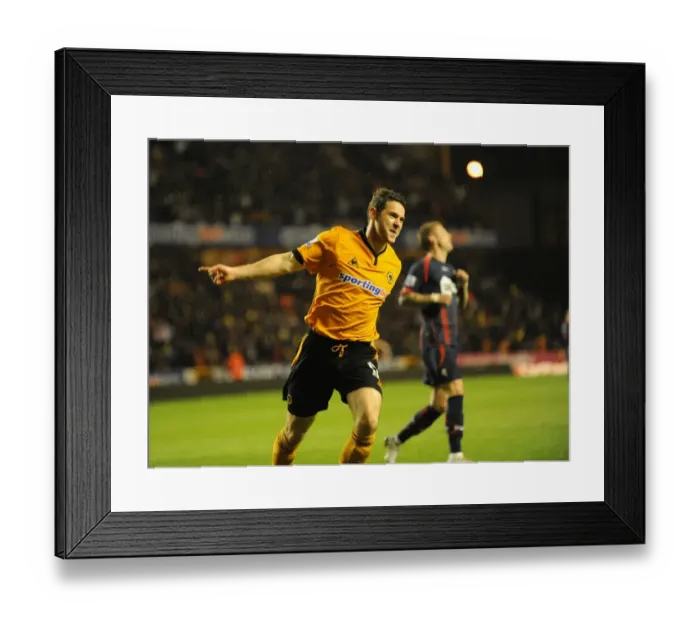 Framed Print : Matt Jarvis's Euphoric Moment: Wolves Second Goal vs. Bolton Wanderers (2-0) Framed Print : Matt Jarvis's Euphoric Moment: Wolves Second Goal vs. Bolton Wanderers (2-0)