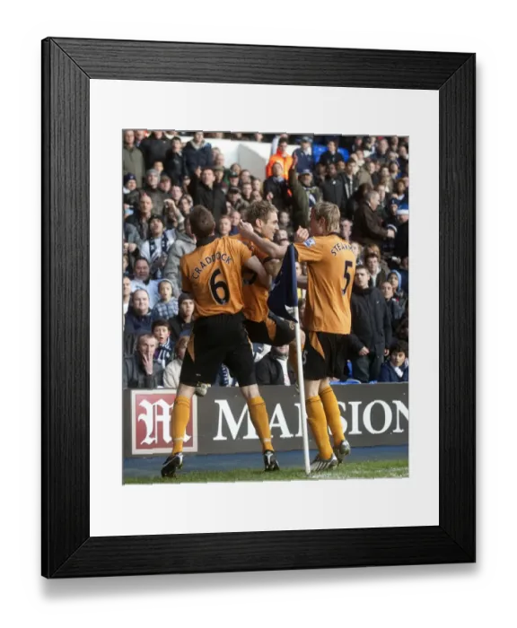 Framed Print : Kevin Doyle's Stunner: Wolves Take 1-0 Lead Over Tottenham in Barclays Premier League