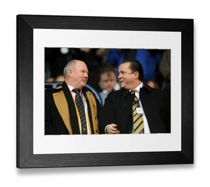 Framed Print : Steve Morgan and Jez Moxey: Leading Wolverhampton Wanderers in the Premier League Battle at Tottenham Hotspur Framed Print : Steve Morgan and Jez Moxey: Leading Wolverhampton Wanderers in the Premier League Battle at Tottenham Hotspur