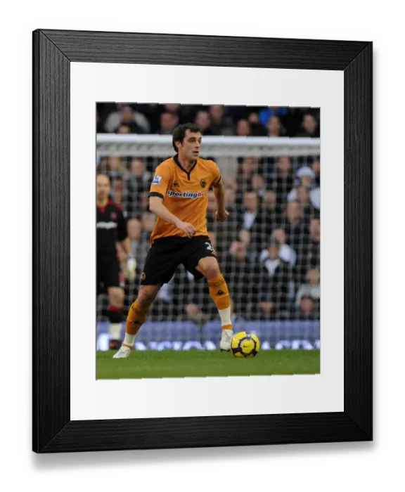 Framed Print : Nenad Milijas in Action: Tottenham vs. Wolverhampton Wanderers - Barclays Premier League Soccer