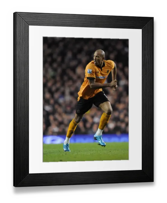 Framed Print : Clash in the Premier League: Tottenham vs. Wolverhampton Wanderers - Chris Iwelumo's Determined Performance Framed Print : Clash in the Premier League: Tottenham vs. Wolverhampton Wanderers - Chris Iwelumo's Determined Performance