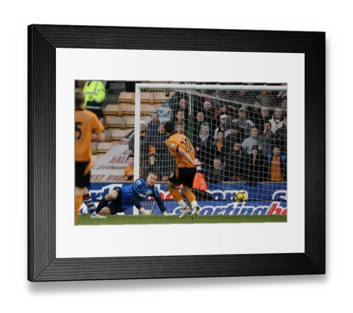 Framed Print : Wolverhampton Wanderers: Nenad Milijas Scores the Opener in Premier League Victory over Burnley Framed Print : Wolverhampton Wanderers: Nenad Milijas Scores the Opener in Premier League Victory over Burnley