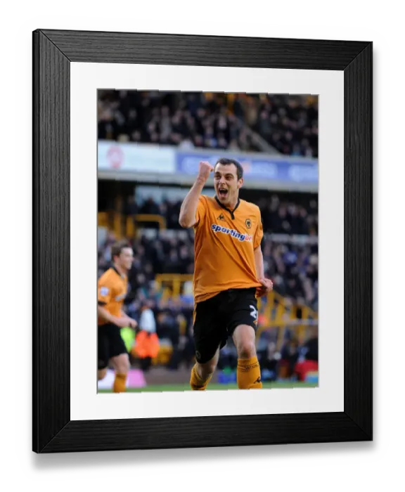 Framed Print : Nenad Milijas Scores the Opener: Wolves 1-0 Burnley (Premier League Soccer) Framed Print : Nenad Milijas Scores the Opener: Wolves 1-0 Burnley (Premier League Soccer)