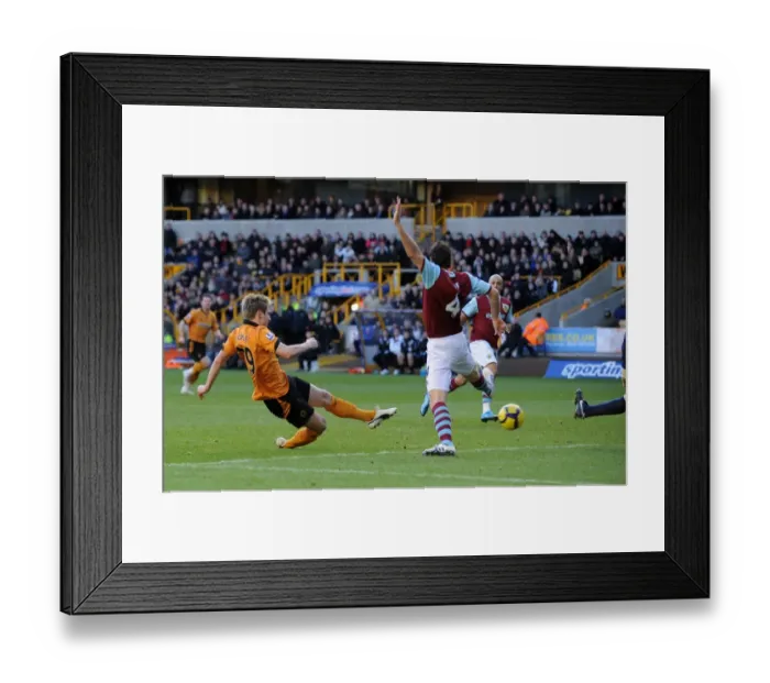 Framed Print : Wolverhampton Wanderers Kevin Doyle Scores the Decisive Goal: Wolves 2-0 Burnley (Premier League Soccer) Framed Print : Wolverhampton Wanderers Kevin Doyle Scores the Decisive Goal: Wolves 2-0 Burnley (Premier League Soccer)