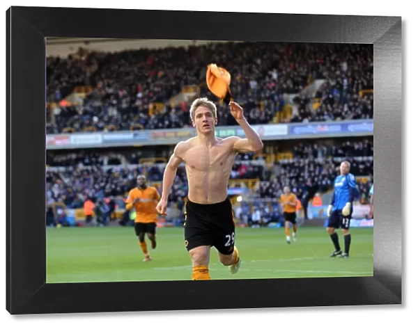 Kevin Doyle Scores the Decisive Goal: Wolverhampton Wanderers Lead 2-0 vs Burnley (Barclays Premier League)