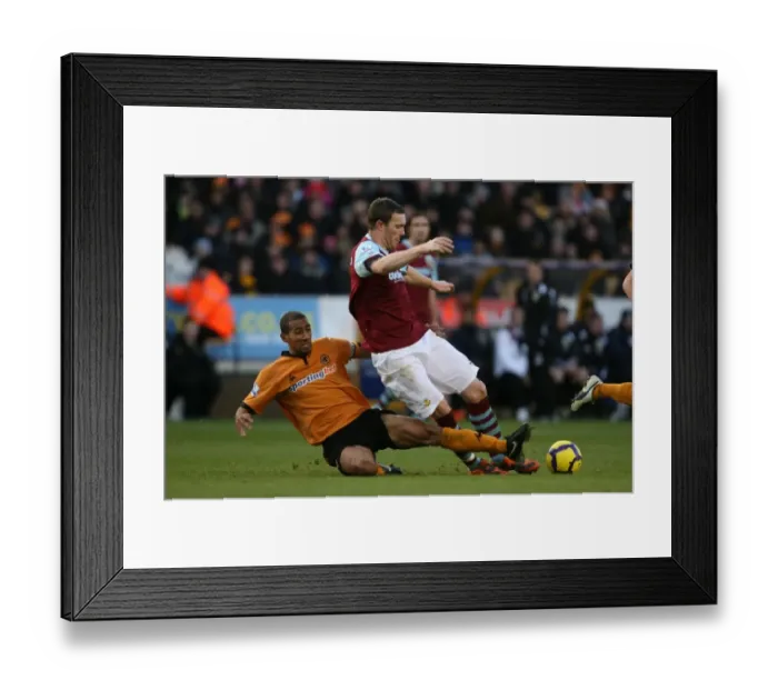 Framed Print : Intense Battle: Henry vs McDonald - Wolves vs Burnley Framed Print : Intense Battle: Henry vs McDonald - Wolves vs Burnley