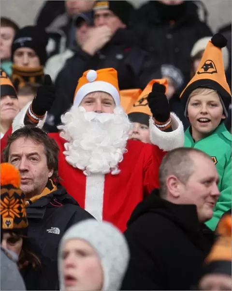 Father Christmas Leads the Wolves Charge: Wolverhampton Wanderers vs Burnley, Premier League