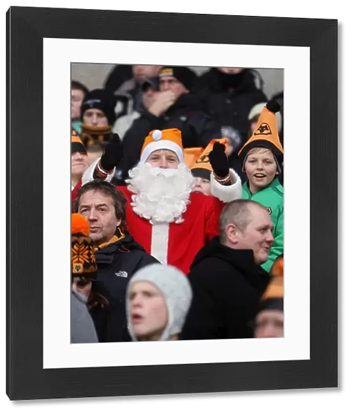 Father Christmas Leads the Wolves Charge: Wolverhampton Wanderers vs Burnley, Premier League