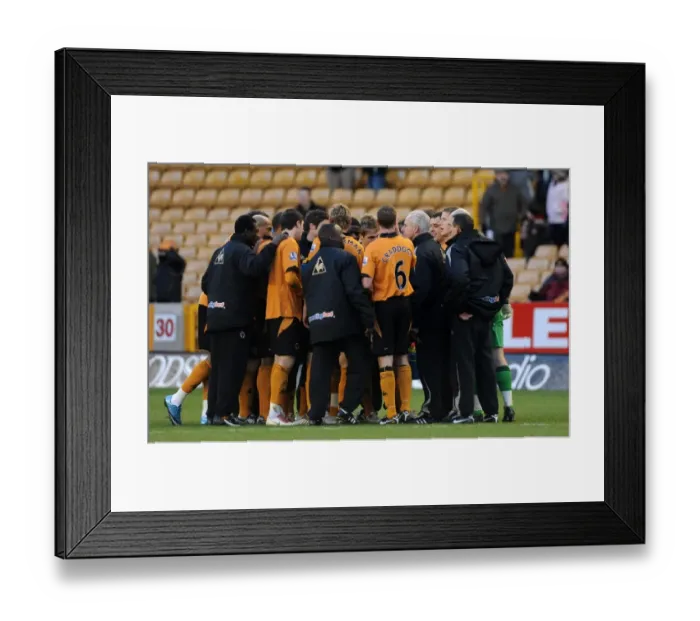 Framed Print : Mick McCarthy and Wolverhampton Wanderers Celebrate Victory: Wolves 1-0 Burnley (Barclays Premier League) Framed Print : Mick McCarthy and Wolverhampton Wanderers Celebrate Victory: Wolves 1-0 Burnley (Barclays Premier League)