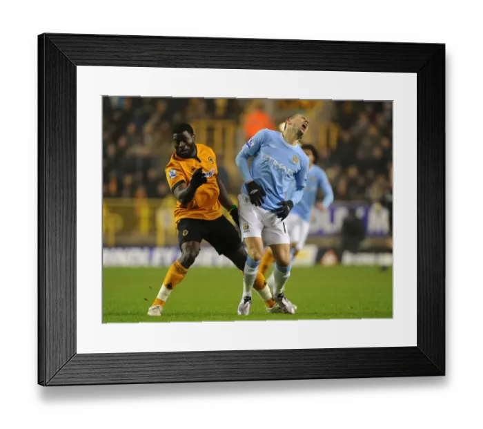 Framed Print : Elokobi vs Petrov: A Premier League Showdown - Wolverhampton Wanderers vs Manchester City Framed Print : Elokobi vs Petrov: A Premier League Showdown - Wolverhampton Wanderers vs Manchester City