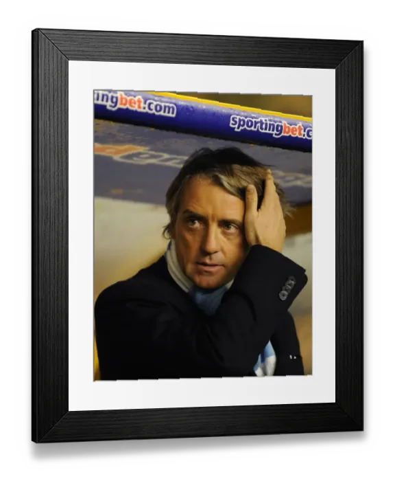 Framed Print : Roberto Mancini and Manchester City Take on Wolverhampton Wanderers in the Barclays Premier League Framed Print : Roberto Mancini and Manchester City Take on Wolverhampton Wanderers in the Barclays Premier League
